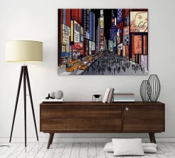 New York City Night Life -Art Mural Shop 53248725 add image