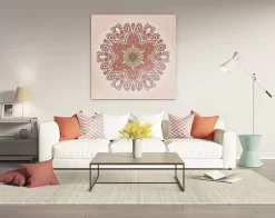 Mint Peach Mandala -Art Mural Shop 53878887 add image
