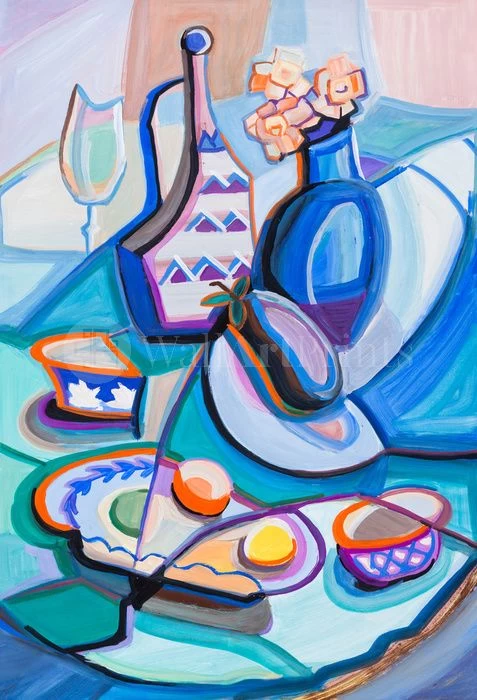 On The Blue Cloth I 1 On The Blue Cloth I