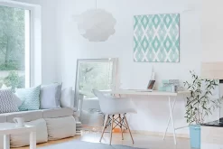 Soft Blue Diamonds -Art Mural Shop 54581510 add image