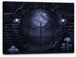 Moongate -Art Mural Shop 54743214 stretchedcanvas