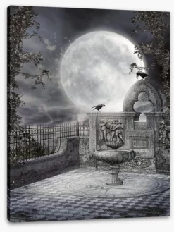 The Raven Retreat -Art Mural Shop 55727782 stretchedcanvas