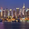 Manhattan At Night Panorama