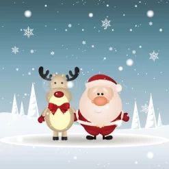 Santa And Rudolph