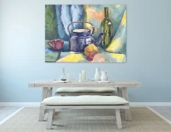 Still Life With Teapot And Bottle -Art Mural Shop 56854184 add image