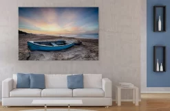 Fishing Boat At Sunrise -Art Mural Shop 57176825 add image