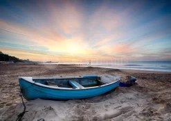 Fishing Boat At Sunrise