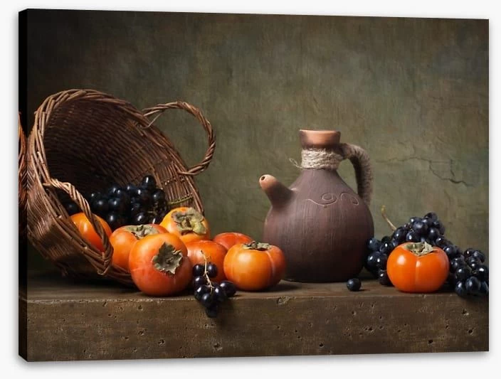 Persimmons And Grapes 2 Persimmons And Grapes - Image 2