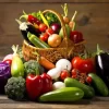 Vegetables In The Basket