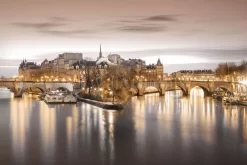 Twinkling Dawn Across The Seine