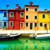 Burano Island Canal, Italy