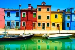 Burano Island Canal, Italy