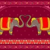 Festive Indian Elephants