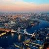 London Dusk Aerial