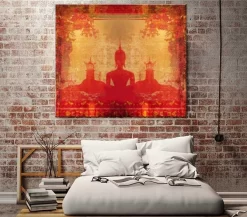 Silhouette Of Buddha -Art Mural Shop 62579136 add image