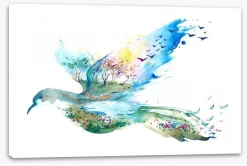 The Flight Of Spring -Art Mural Shop 62827881 StretchedCanvas
