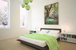 Mystic Pond Treehouse -Art Mural Shop 63235821 add image