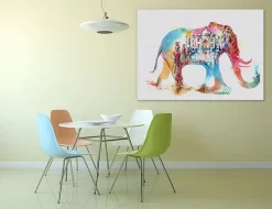 Indian Elephant -Art Mural Shop 63336891 add image