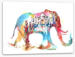 Indian Elephant -Art Mural Shop 63336891 stretchedcanvas