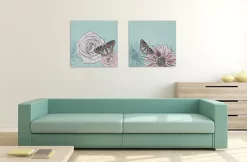 The Butterfly And The Rose -Art Mural Shop 63603436 add image