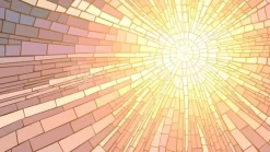 Golden Sunrise Mosaic