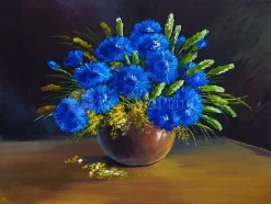 Blue Wildflower Bouquet