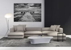 The Old Jetty And The Storm -Art Mural Shop 66253310 add image