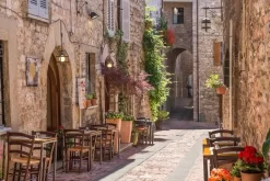 Cobbled Street Cafe, Italy