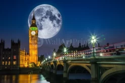 Westminster Supermoon