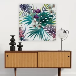 Orchid Hibiscus Leaves -Art Mural Shop 74294366 add image02