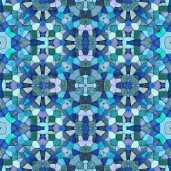 Ocean Blues Mosaic