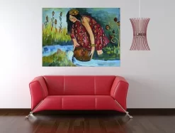 Girl By The River -Art Mural Shop 75384814 add image