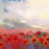 Poppies In The Mist