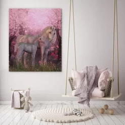 Unicorns Under The Blossom -Art Mural Shop 76342247 add image