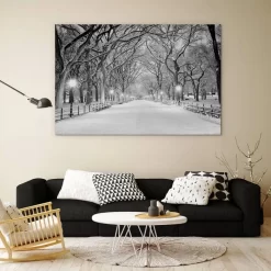 Snowy Central Park -Art Mural Shop 76696889 add image02