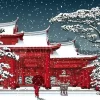 Temple In The Snow