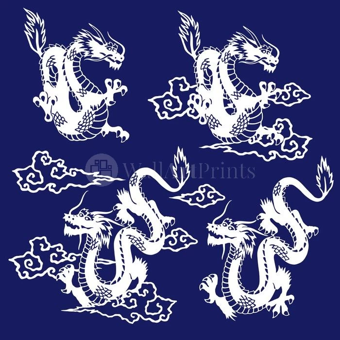 Four Dragons Blue 1 Four Dragons Blue