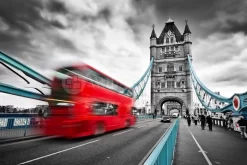London Bus In Motion