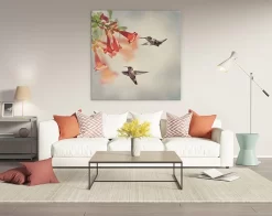 Ruby Throated Hummingbirds -Art Mural Shop 90148295 add image