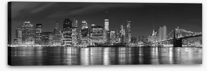 Manhattan Panoramic At Night 2 Manhattan Panoramic At Night - Image 2
