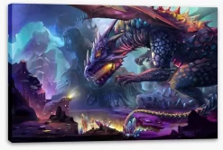 In The Dragon Lair 3 In The Dragon Lair -Art Mural Shop 94627848 stretchedcanvas