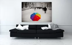 Rainbow Umbrella -Art Mural Shop 95899393 add image