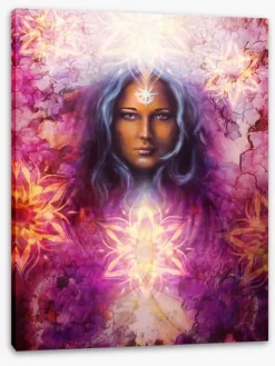 Mandala Goddess -Art Mural Shop 99094297 stretchedcanvas