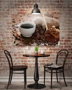 Freshly Brewed -Art Mural Shop cafe corporate art 195638006