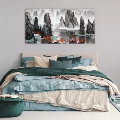 Peaks In The Valley -Art Mural Shop chinese artwork history 137222115