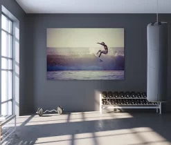 Riding The Crest -Art Mural Shop fitness interior design trends 65011476