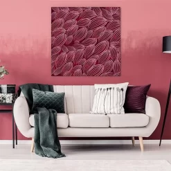 Budding Burgundy -Art Mural Shop floral patterns burgundy 20275884