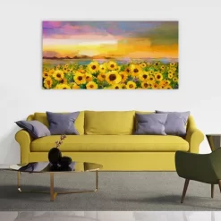 The Sunflower Meadow 5 The Sunflower Meadow -Art Mural Shop wall art prints 101696495 lifestyle min