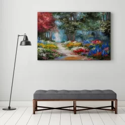 Flowers In The Forest -Art Mural Shop wall art prints 113563503 lifestyle min