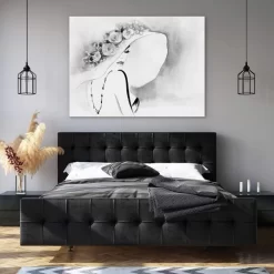 The Girl In The Hat 8 The Girl In The Hat -Art Mural Shop wall art prints 115083978 lifestyle min 2